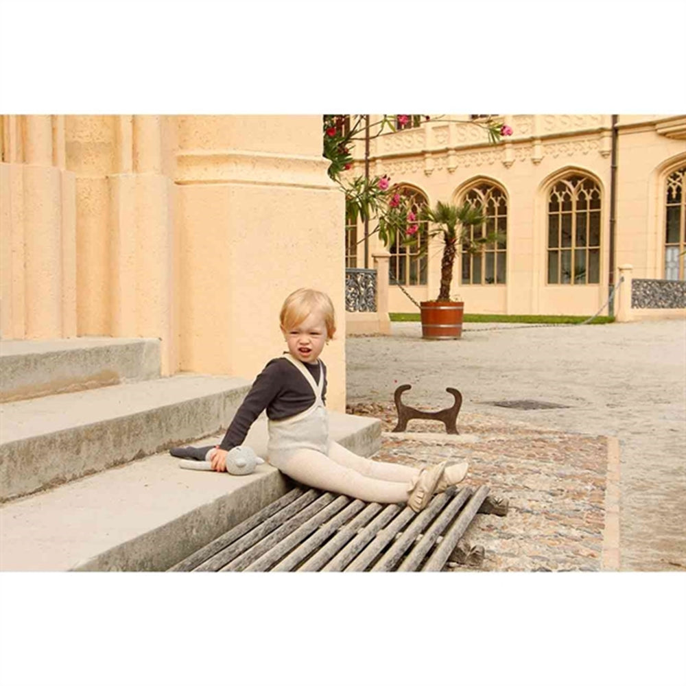 Footed Tights Cream - Silly Silas → Luksusbaby.dk