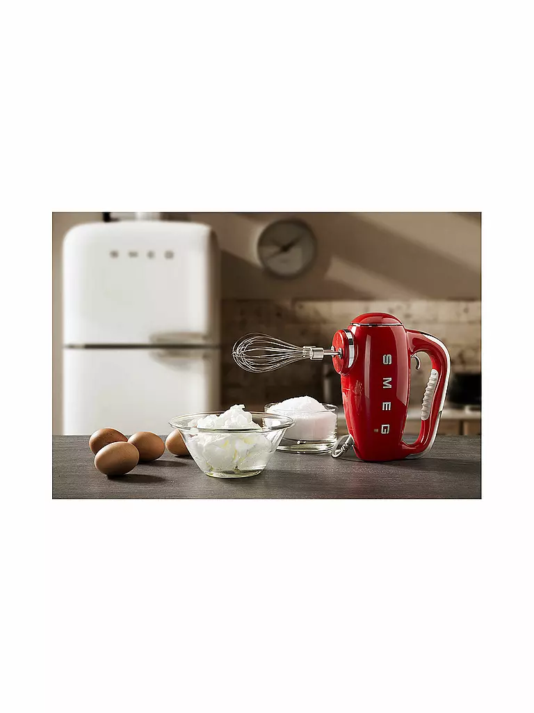SMEG Handmixer 50s Retro Style Rot HMR01PGEU rot