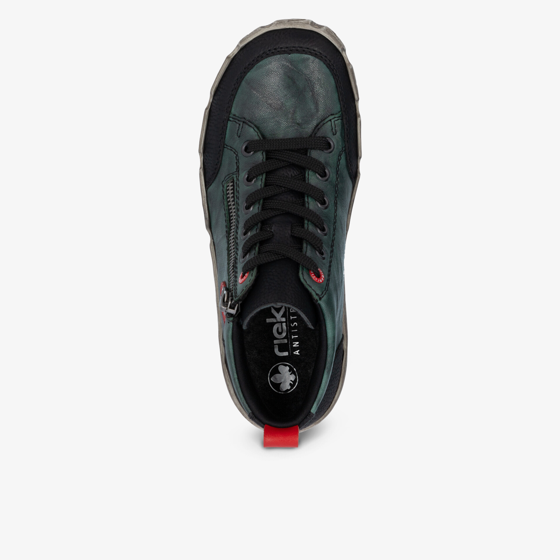 rieker Damen Schnürstiefeletten grün