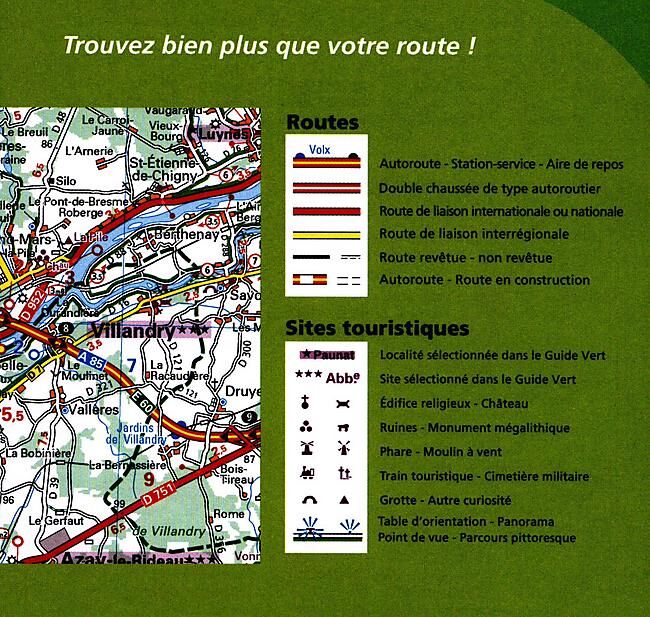 MICHELIN - 116 VAL DE LOIR ET SES CHATEAUX 1 150 000