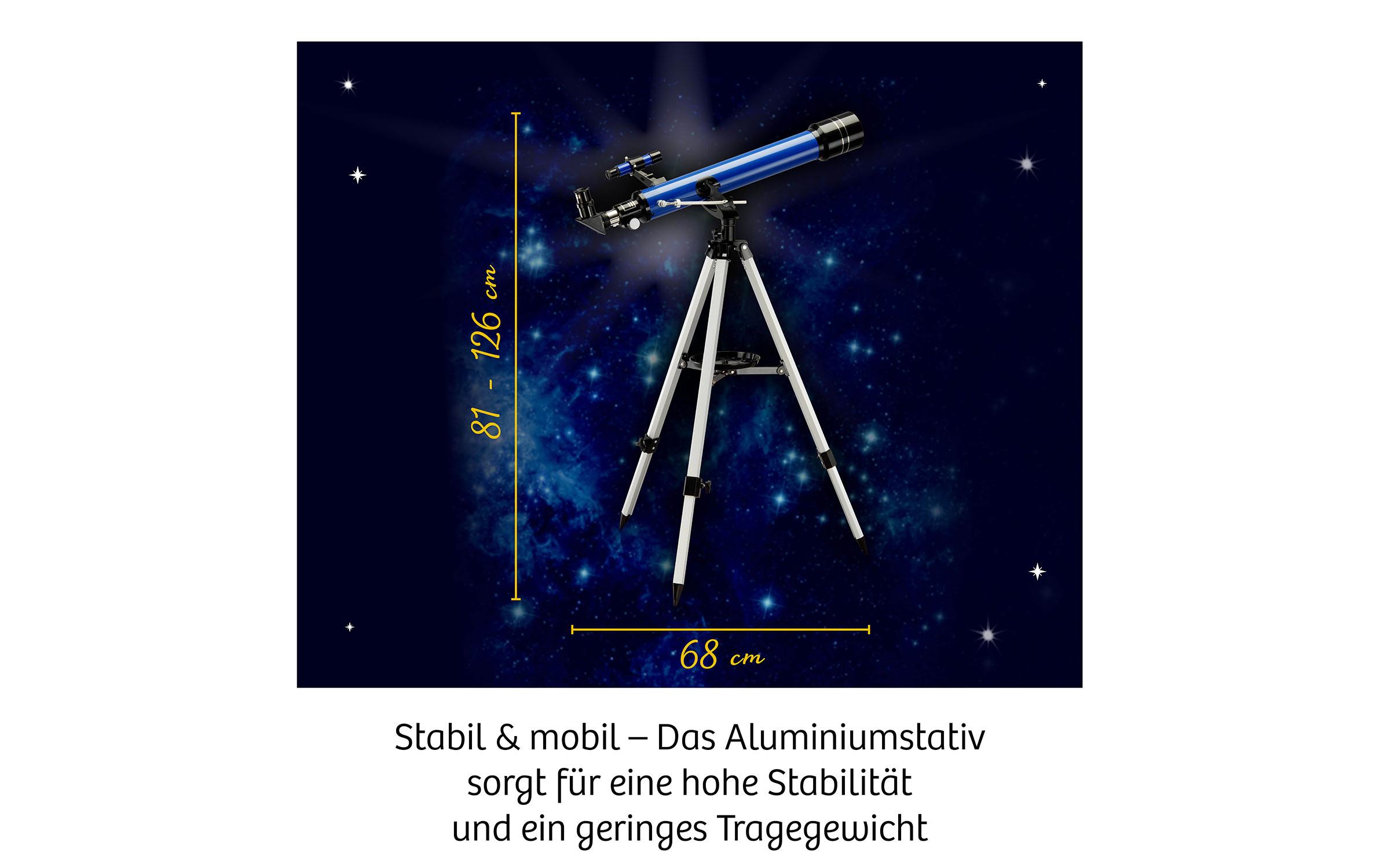 Astro-Teleskop<br>Refraktor-Teleskop für langfristige und intensive Beobachtungen von Natur und Sternenhimmel