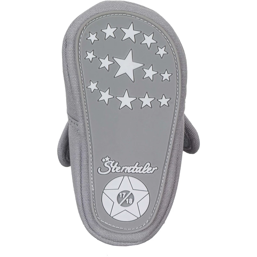 Sterntale Baby-Krabbelschuh Dino rauchgrau