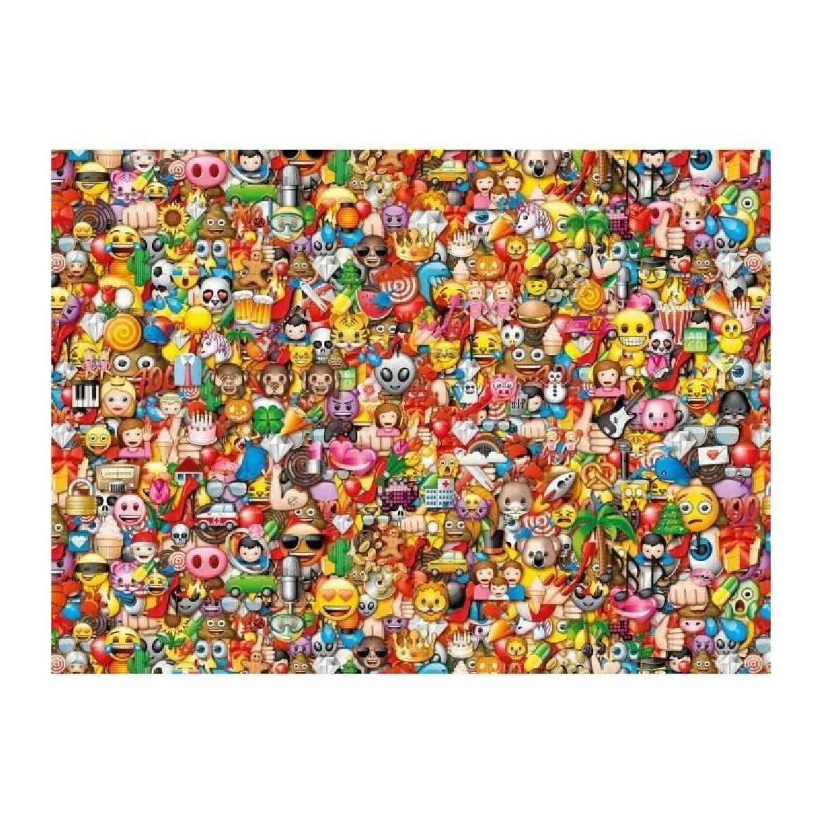 Clementoni Puzzle Impossible Emoji 1000