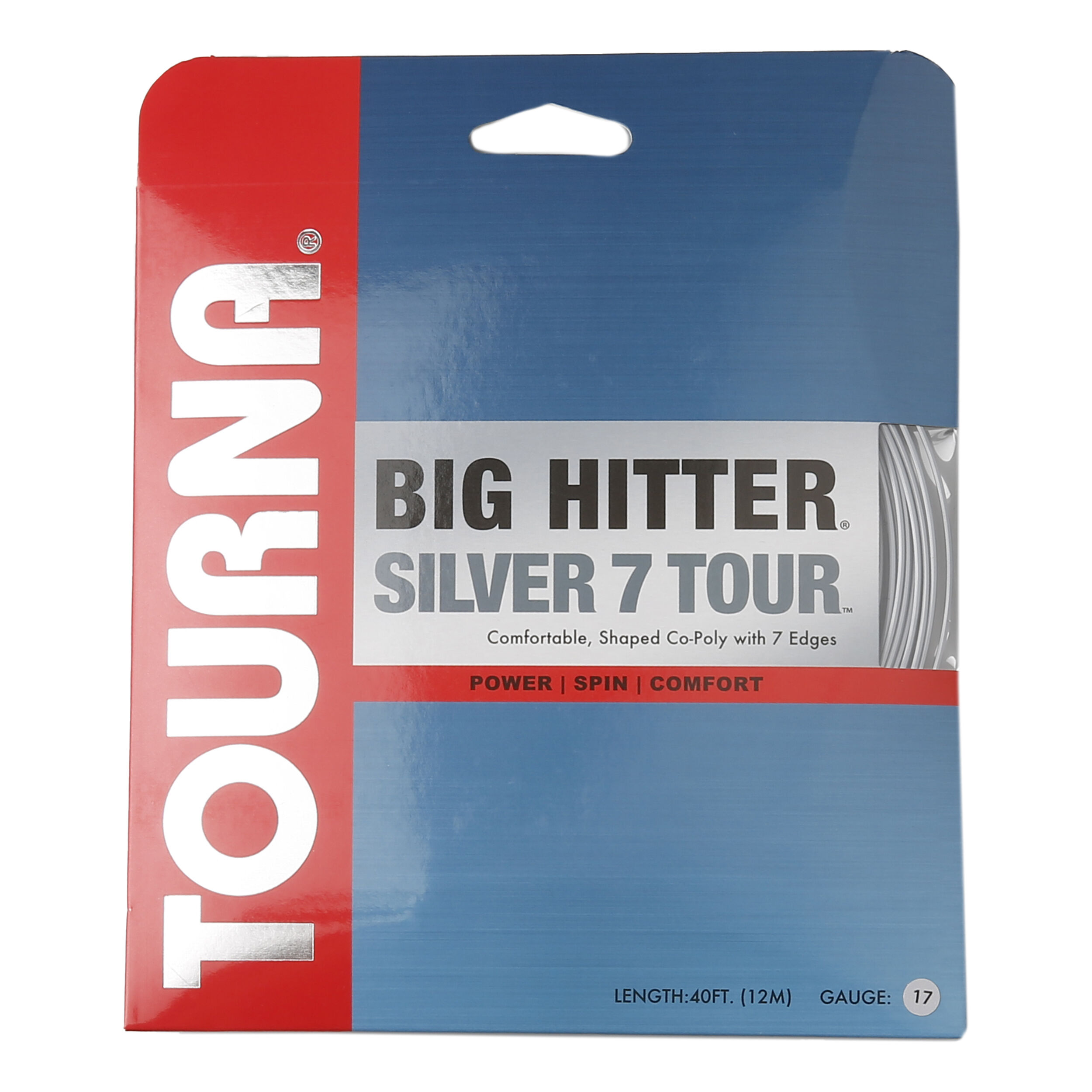 Tourna Silver7 Tour Cordage En Garniture 12m - Argent