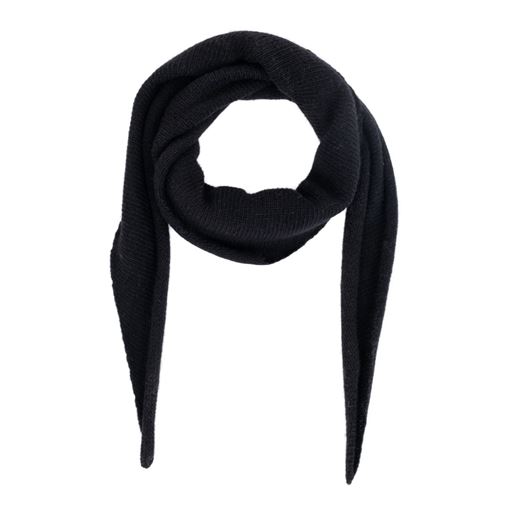Neo Noir Misty Knit Tørklæde, Black