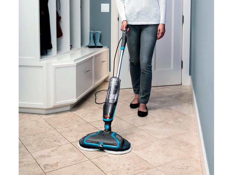 BISSELL Hartbodenreiniger Spin Wave 105 W Elektrischer Wischmopp für die schonende Reinigung von Holzböden