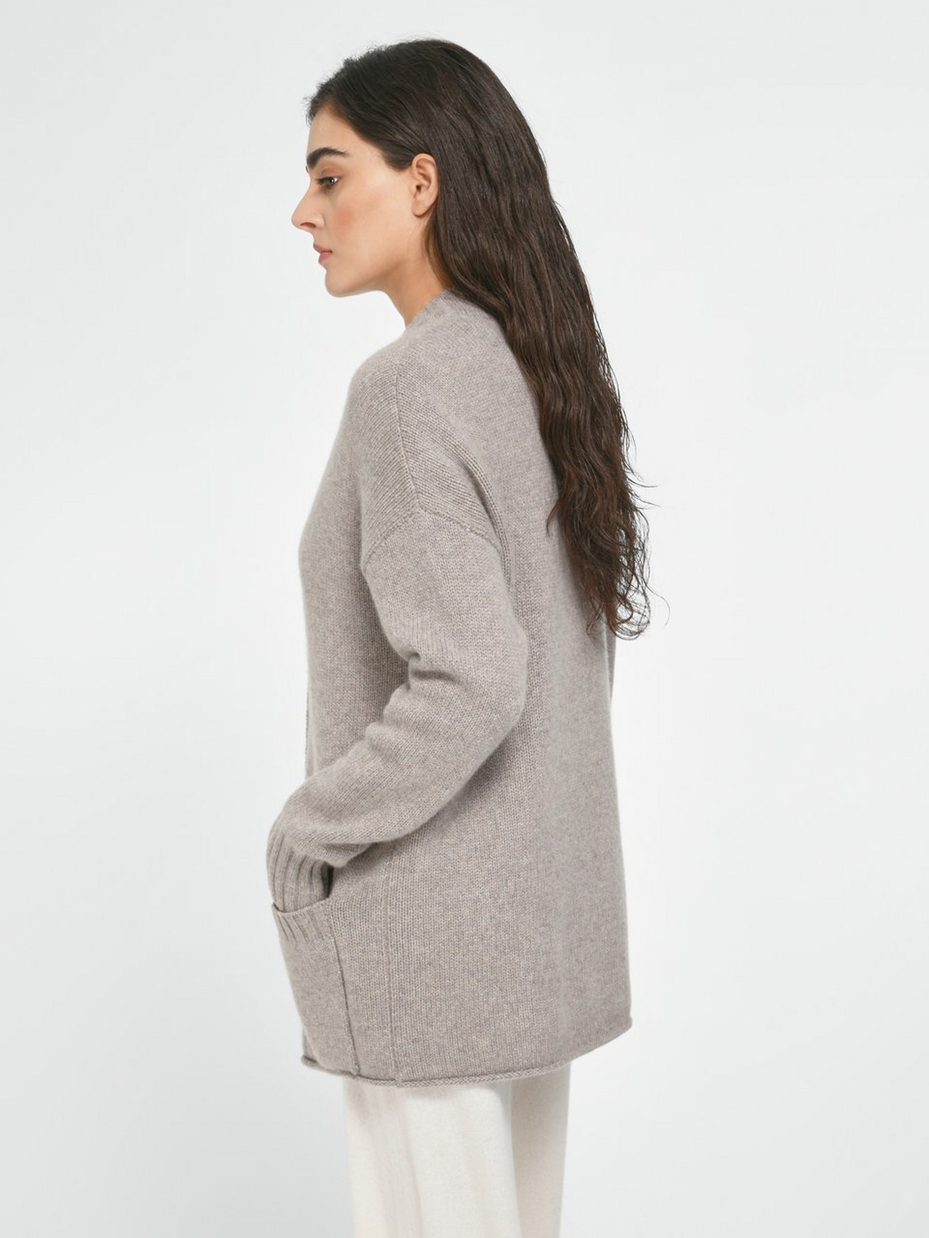 Strickjacke aus 100% Premium-Kaschmir