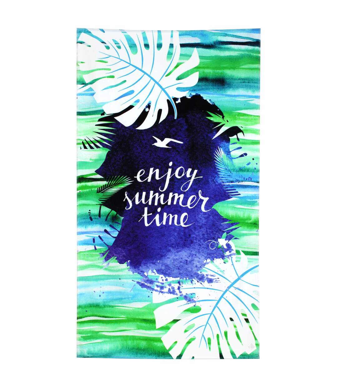 Drap de plage 100x180 cm ENJOY SUMMER Bleu