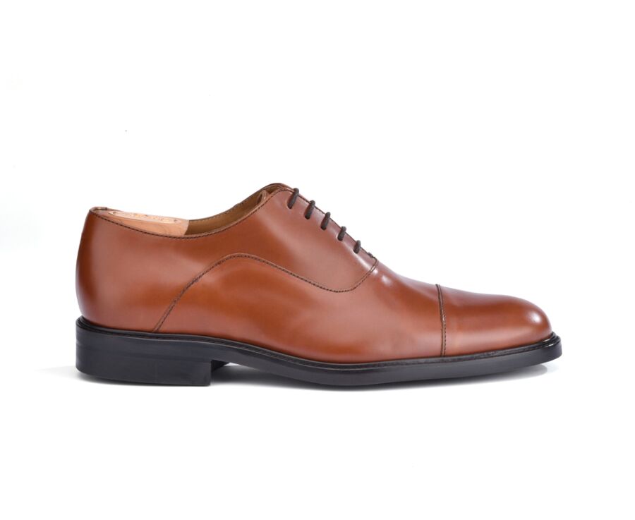 Richelieu homme Châtaigne semelle gomme - BRACKLEY GOMME CITY