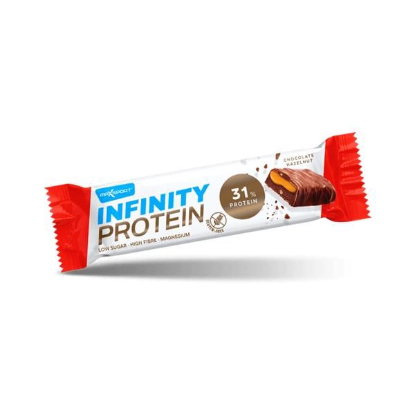 Barra Proteica Com Caramelo, Avelãs E Chocolate. Sem Glúten