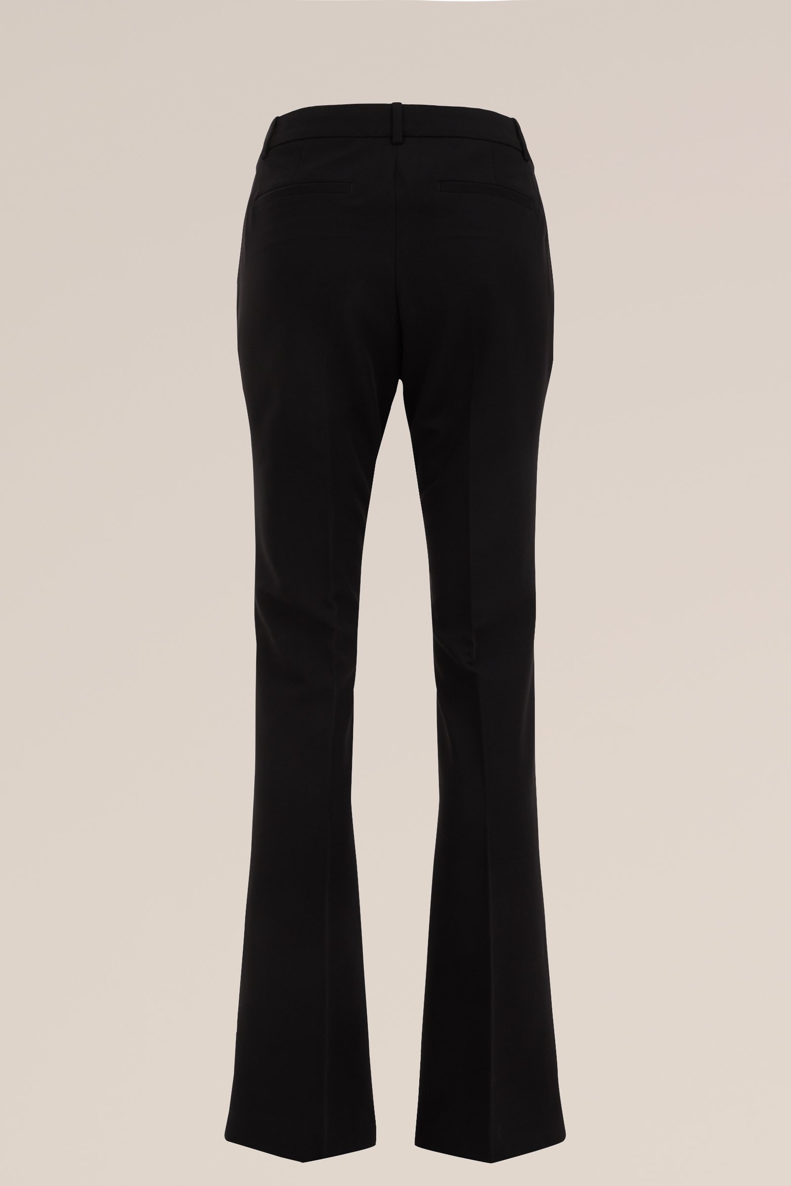 tall fit flared pantalon WE Fashion Zwart
