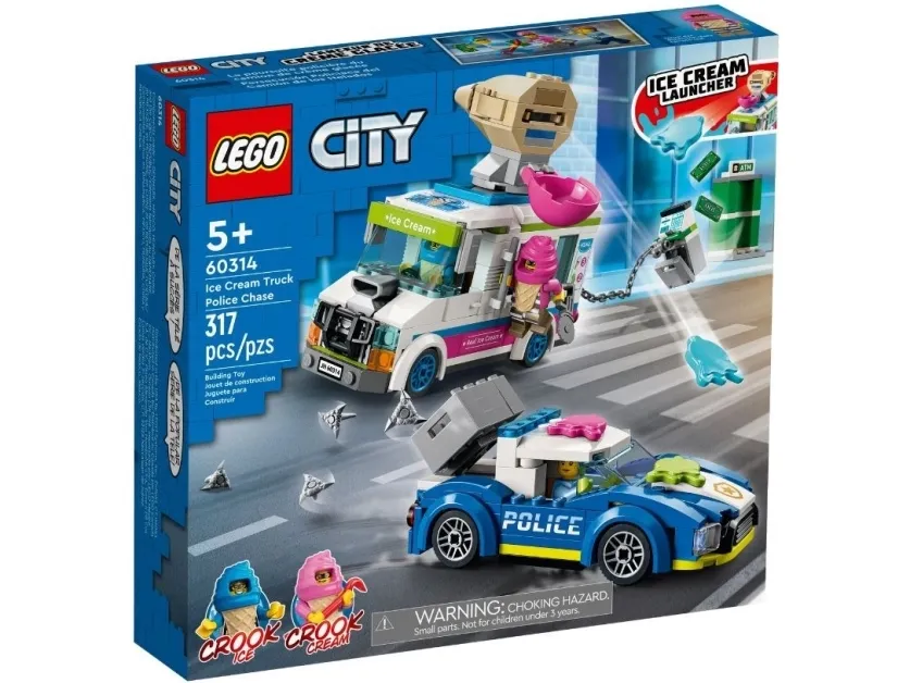 LEGO City 60314 Politijagt med isbil