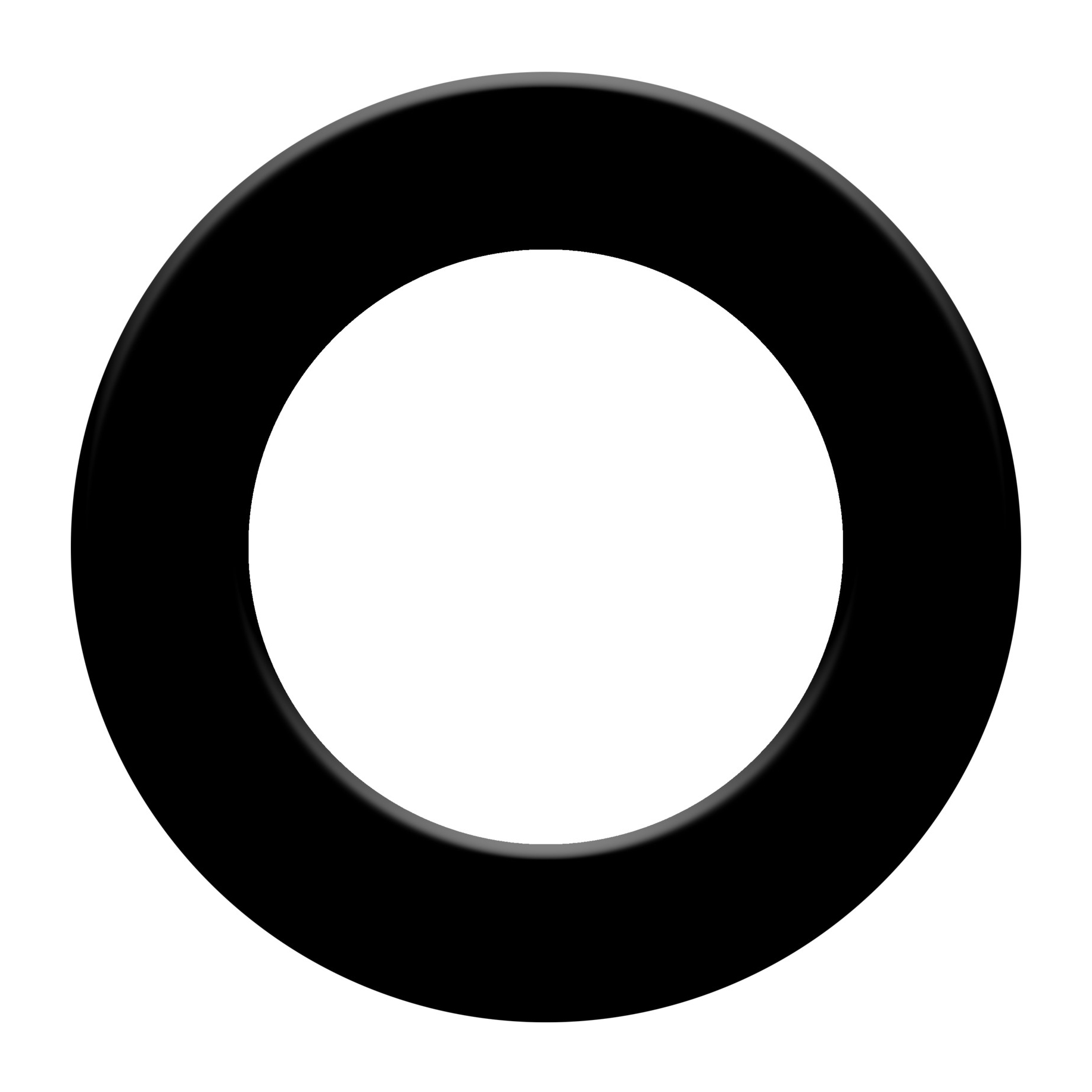 Umrandung für Dartscheibe schwarz