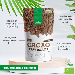 Purasana Vegan Cacao Raw Beans 200GR
