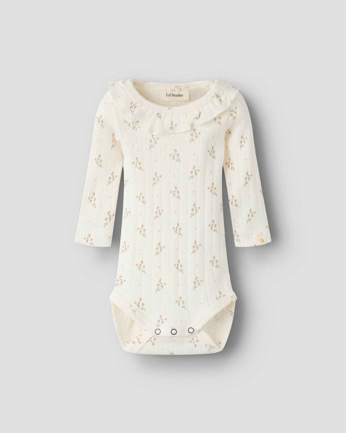 Body M/ Krage – Pointelle, Øko TENCEL | NBFRACHELLO RIA LS SLIM BODY LIL