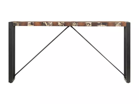Table console 150x35x76 cm Bois de récupération massif