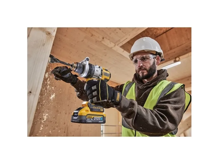 DeWALT DCD1007NT-XJ, Pistolgreb boremaskine, Nøglefri, Børstefri, Sort, Gul, 1,3 cm, 2250 rpm - SOLO