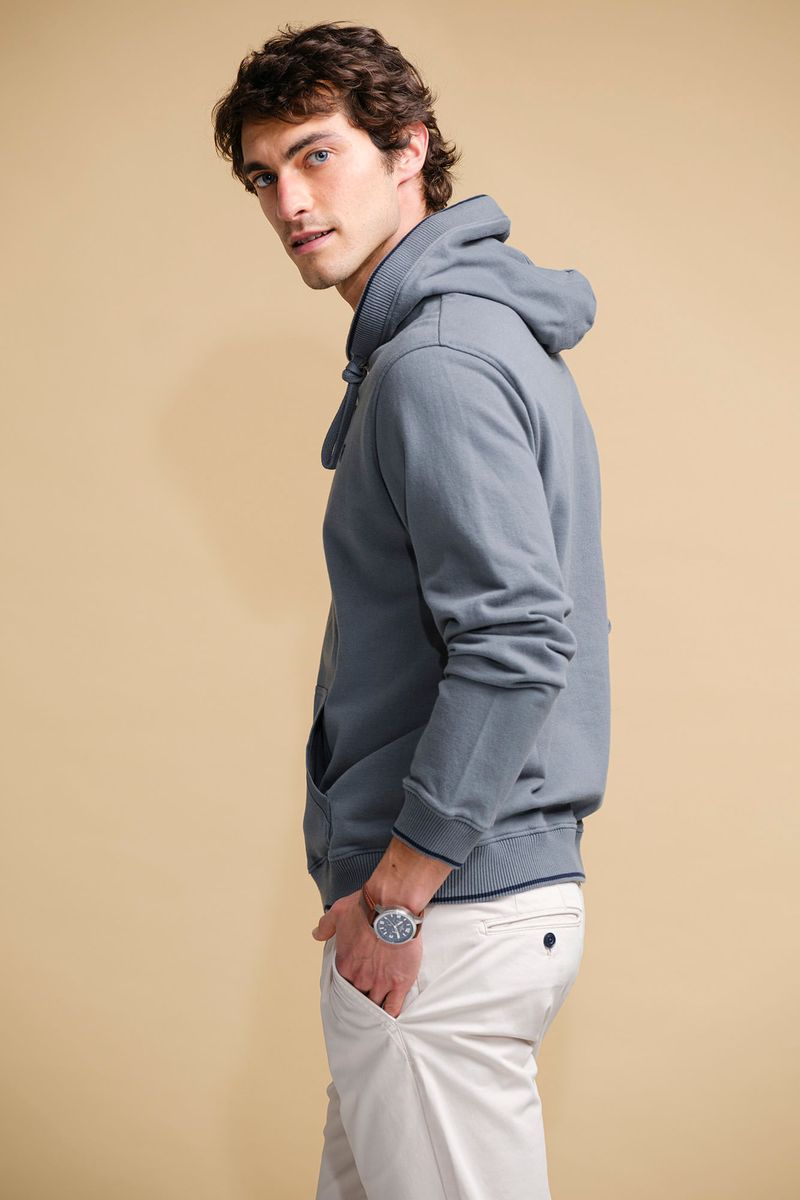SWEATSHIRT COM CAPUZ EFEITO LAVADO