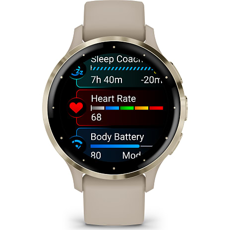 Garmin Venu 3S smartwatch - French Gray
