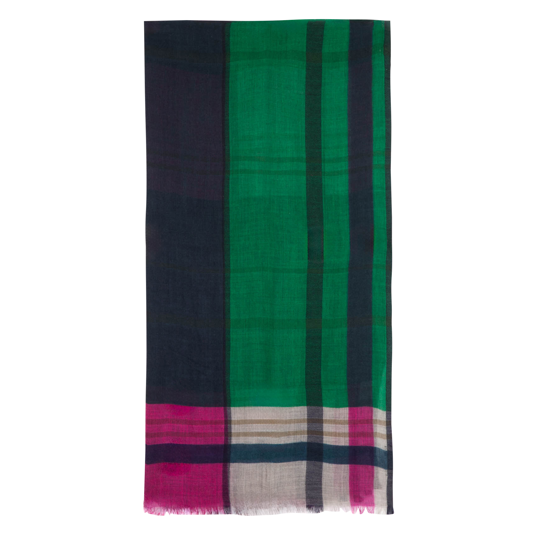 DIVINE - Foulard imprimé en laine | Multicolore