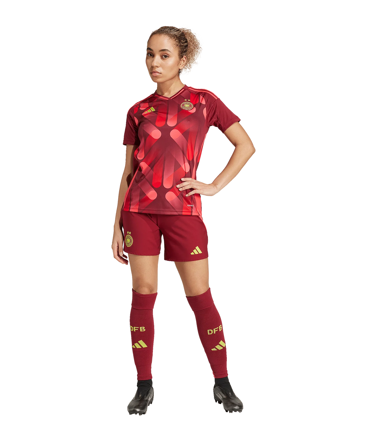 adidas Deutschland Trikot Away EM 2025 Damen Rot