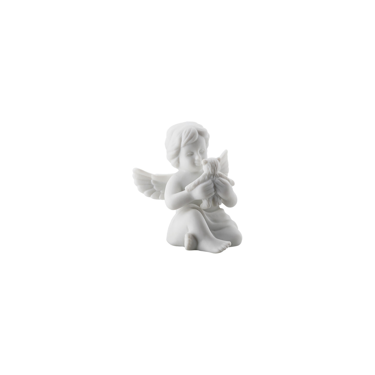 Angels Weiss matt Engel mit Teddybär