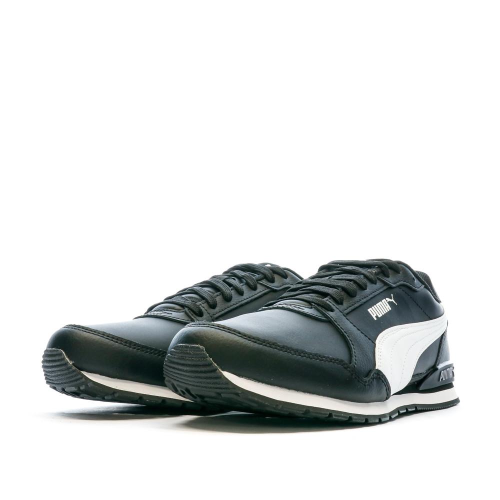 Puma Baskets Noir/Blanc Homme Puma St Runner V3