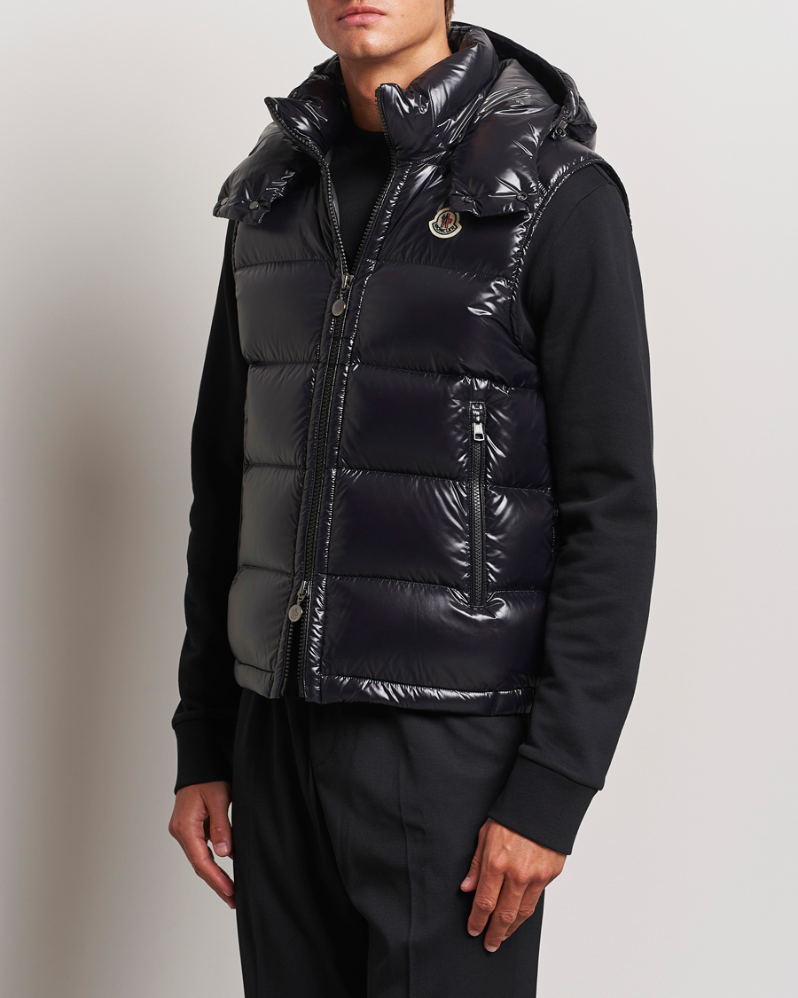 Moncler Bormes Down Vest Black