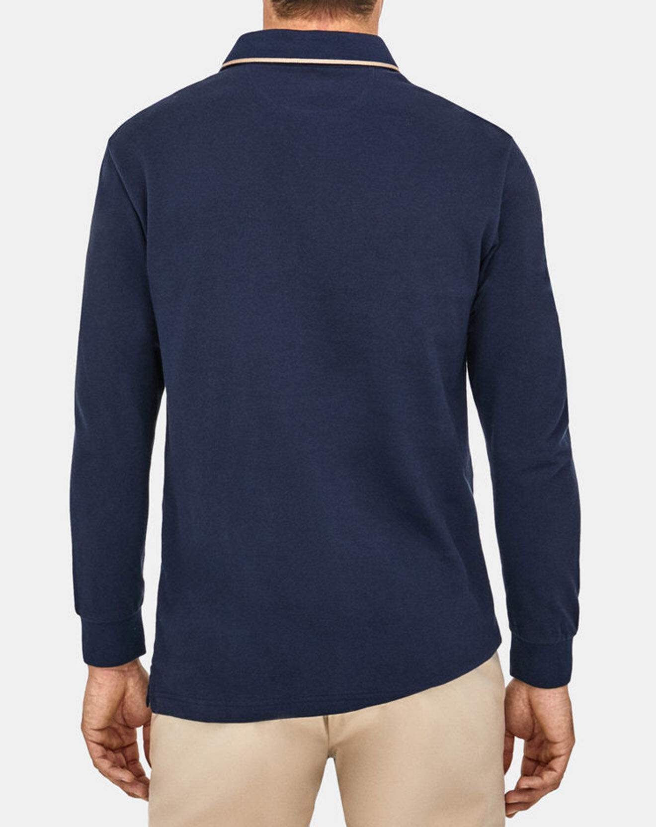 Hackett London Polo piqué Regular Fit bleu