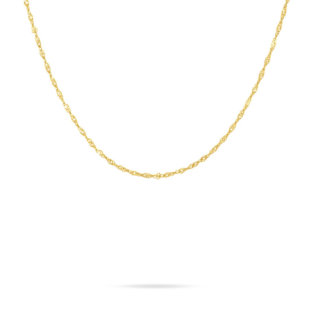 Chaîne Abbygail  Maille Singapour Or Jaune