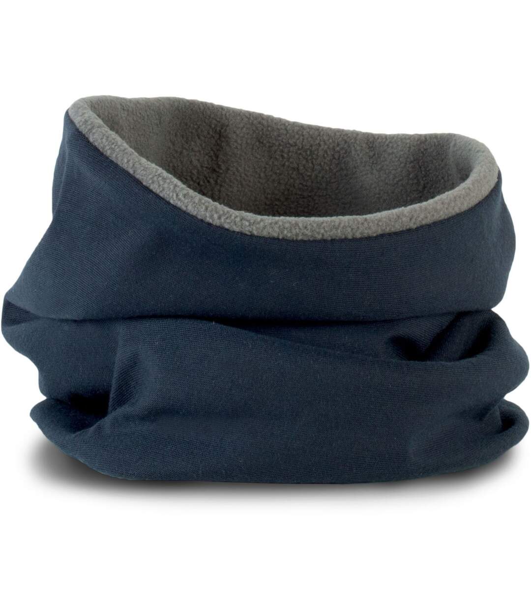 Echarpe tubulaire polaire - tour de cou adulte - KP121 - bleu marine