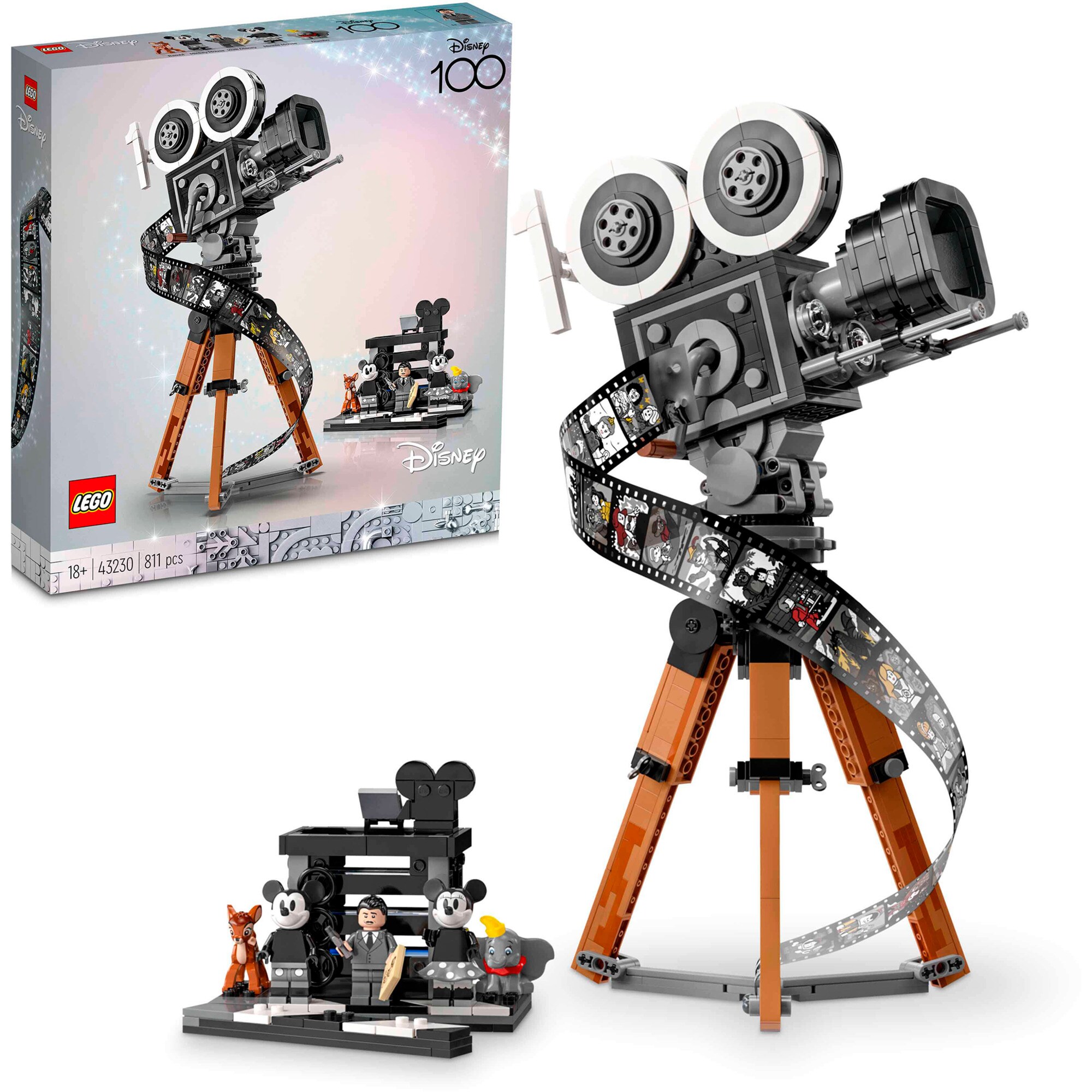 LEGO Konstruktionsspielzeug Disney Classic Kamera - Hommage an Walt Disney