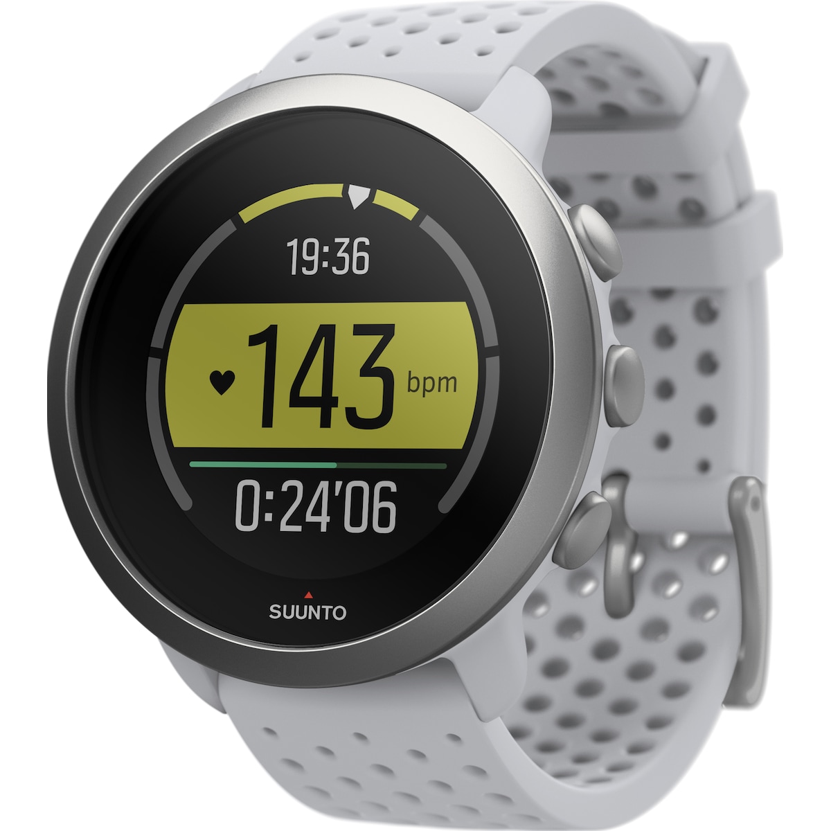 Suunto 3 multisportsklokke (pebble white)