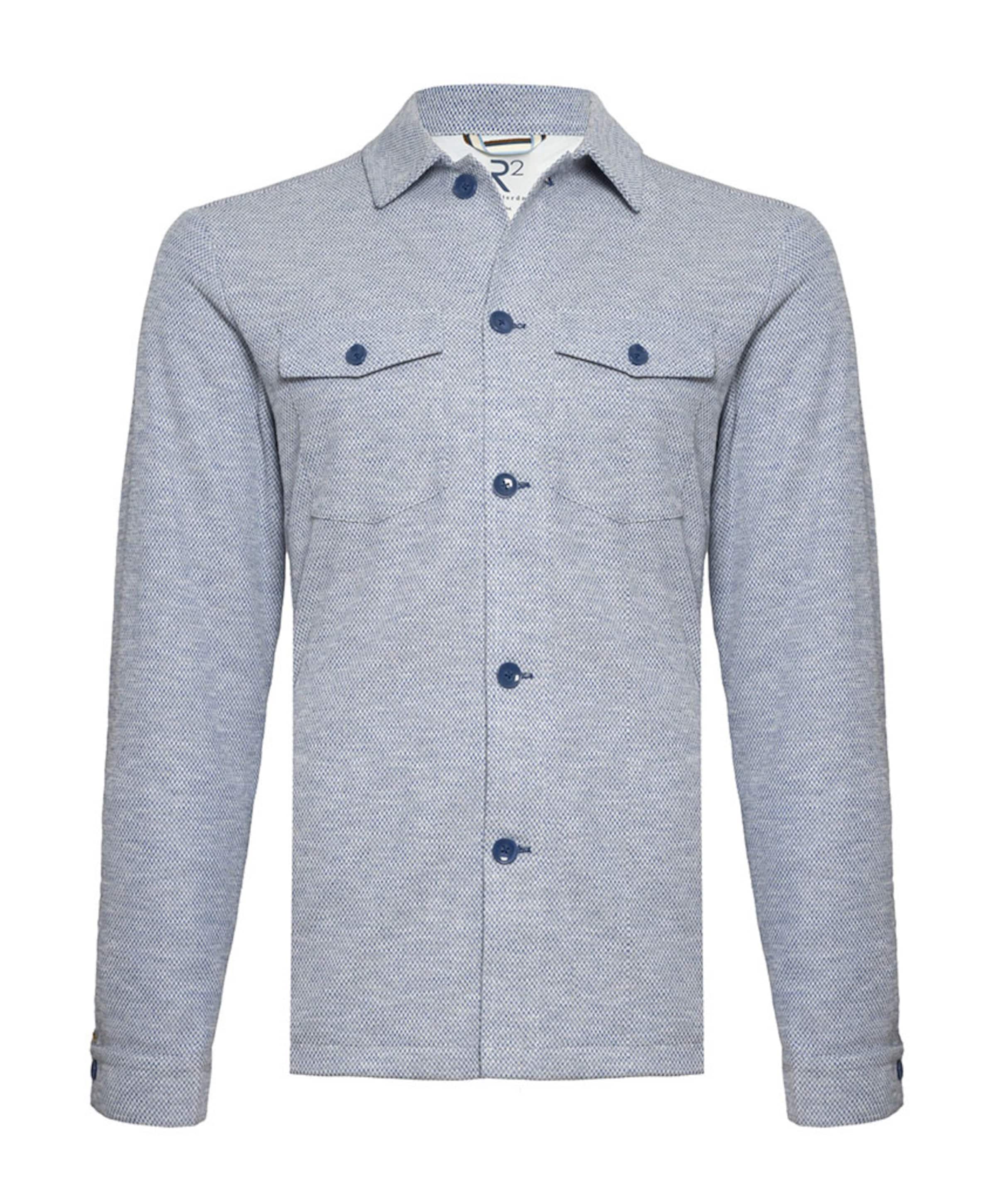 R2 Amsterdam Heren overshirt blauw
