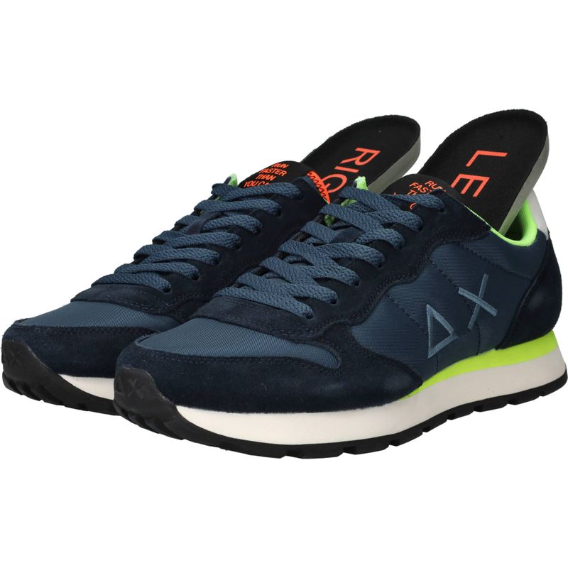 SUN68 Tom Fluo Sneakers Blauw Heren