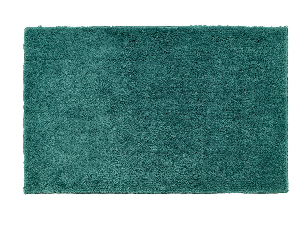 TAPETE CASA BANHO ACTUEL MICROFIBRA RECICLADO VERDE 50X80CM