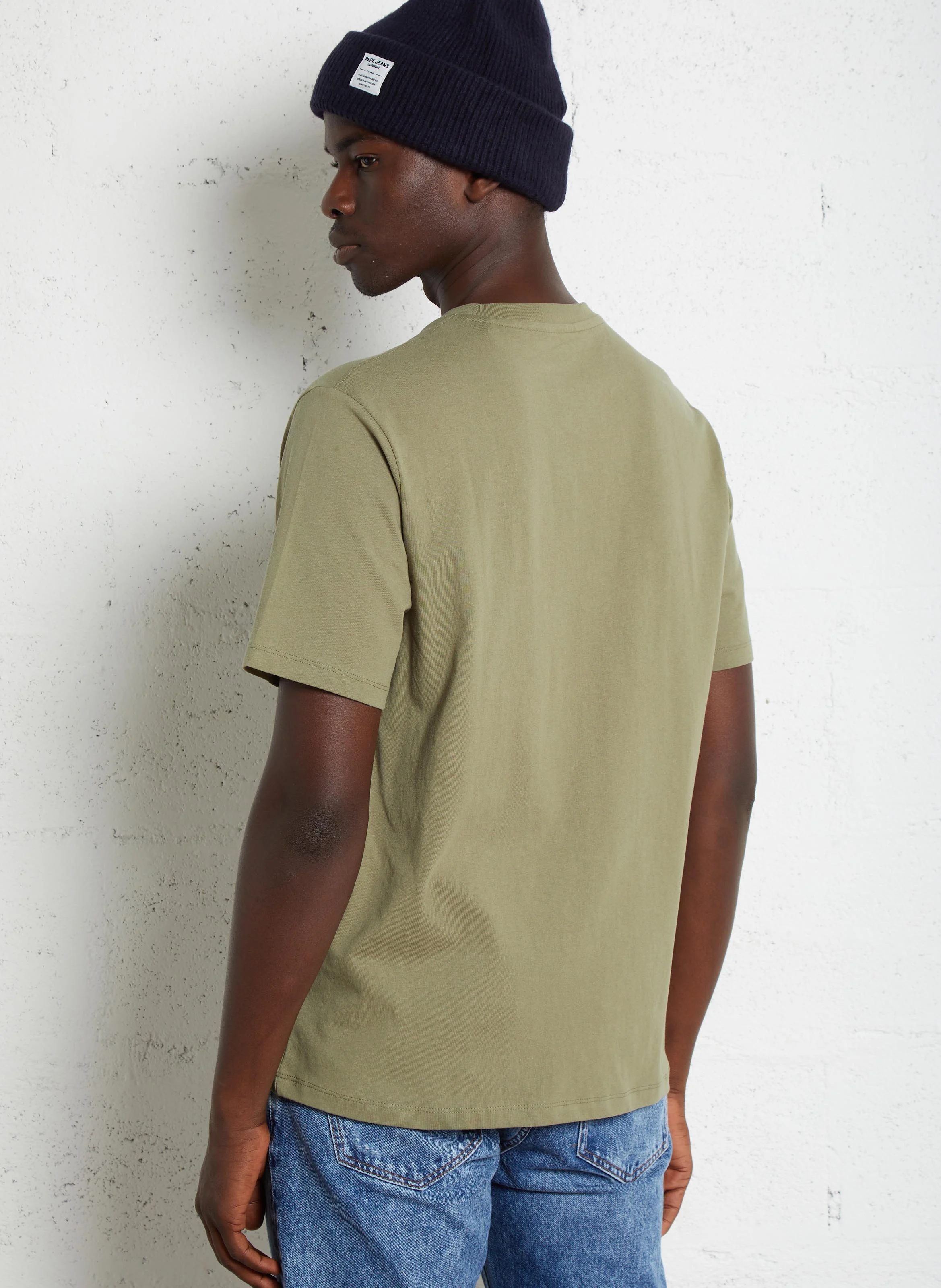 CONNOR - Tee-shirt col rond en coton | Vert