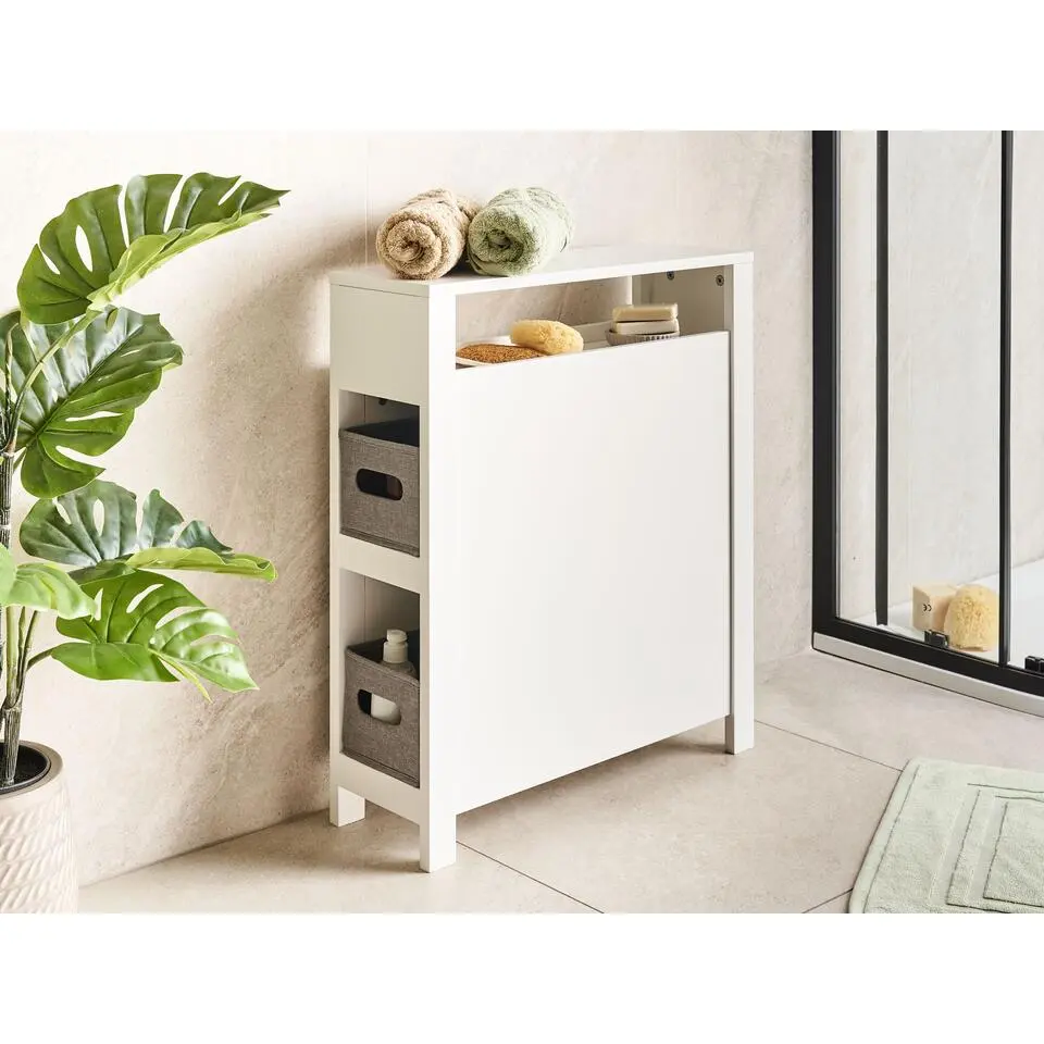 CACHI - Badkamerkast - Wit - 20 x 70 cm - MDF