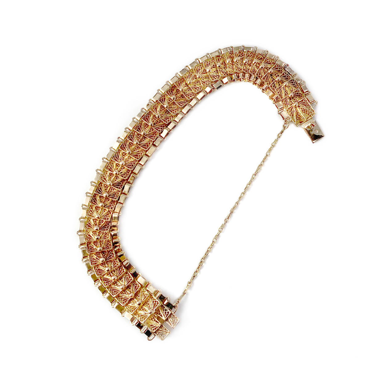 Bracelet d'occasion or 750 jaune 20 cm