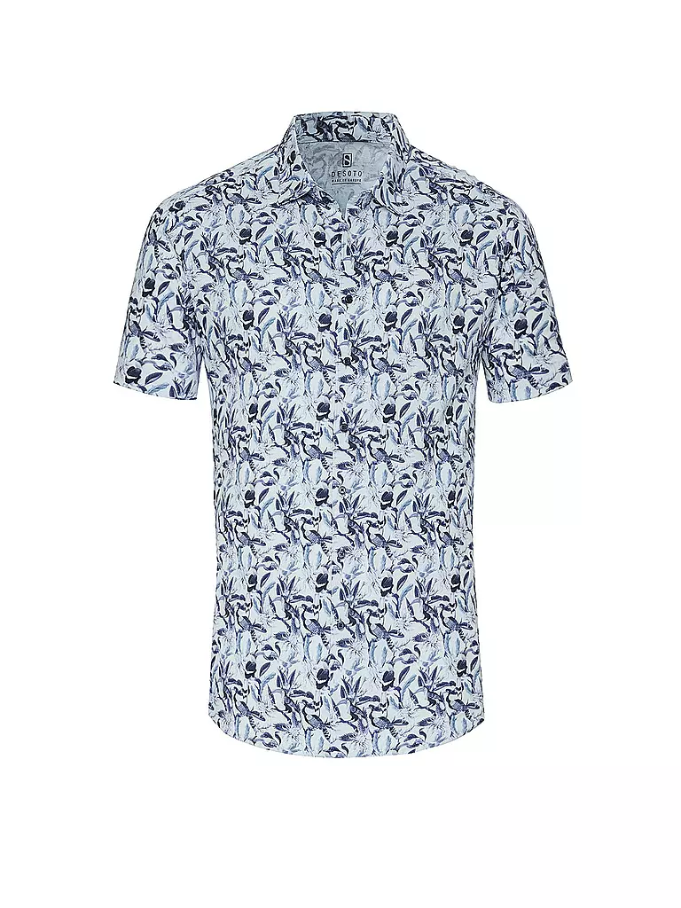 DESOTO Jerseyhemd Slim Fit  weiss