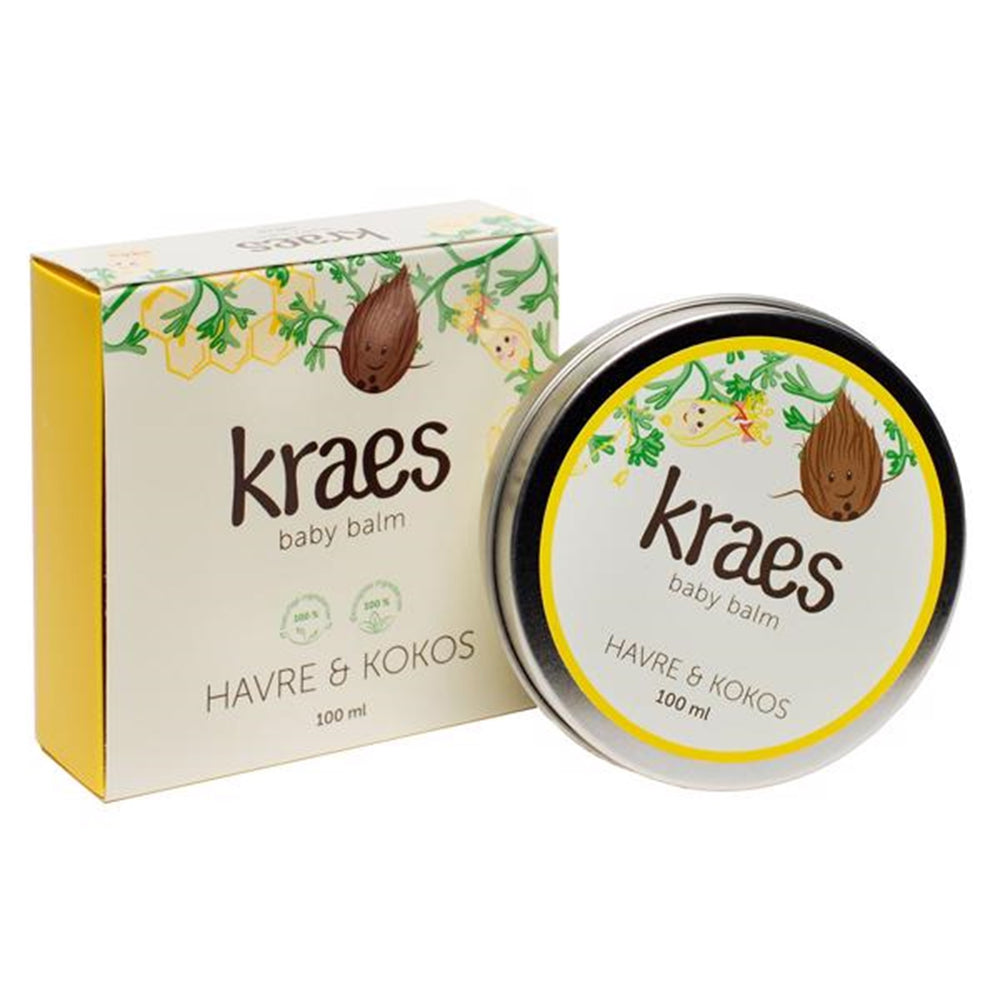 Baby Balm Havre/Kokos 100 ml - Kraes → Luksusbaby.dk