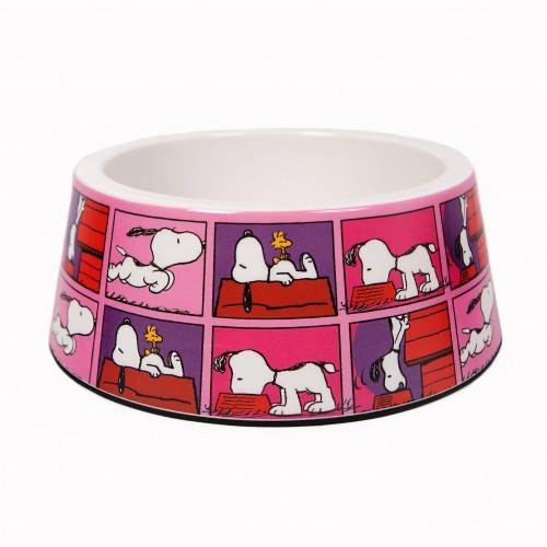 comedouro rosa para cães Snoopy Filmcolor