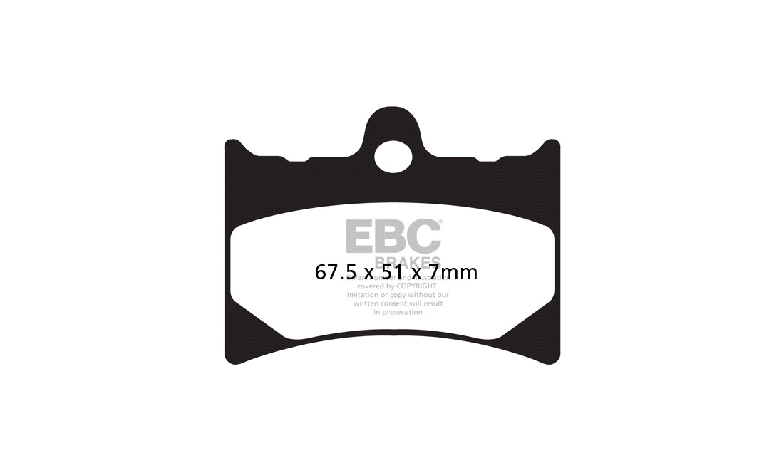 Br.klodser for EBC HH, Quota 1000 92-97
