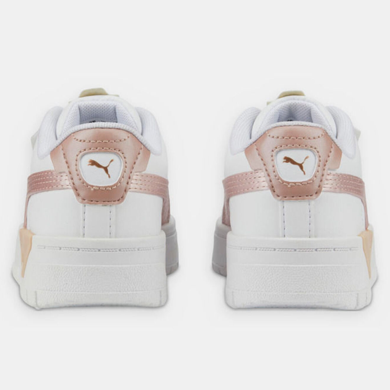 Puma Baskets en Cuir Cali Dream Shiny Pack blanc/rose