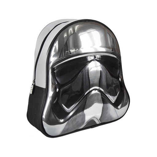 Mochila infantil da Capitã Phasma com design em relevo, 25x31x10 cm