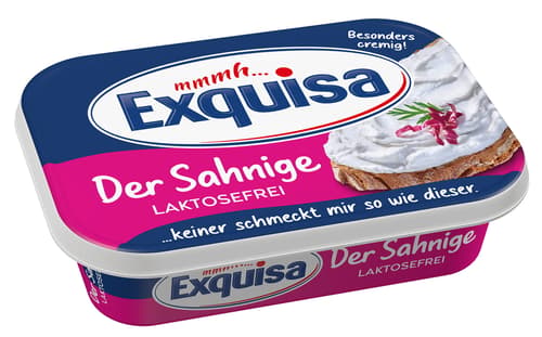 Exquisa der Sahnige Frischkäse Laktosefrei