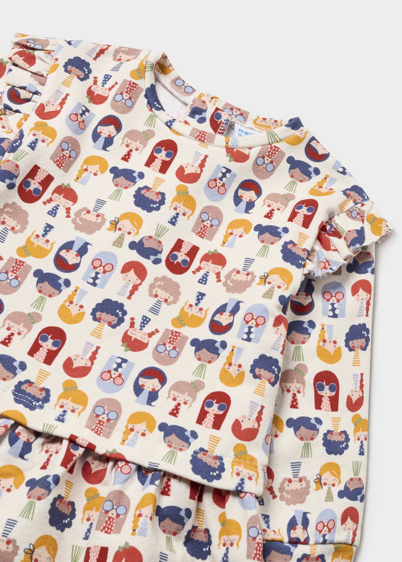 Vestido infantil estampado Better Cotton