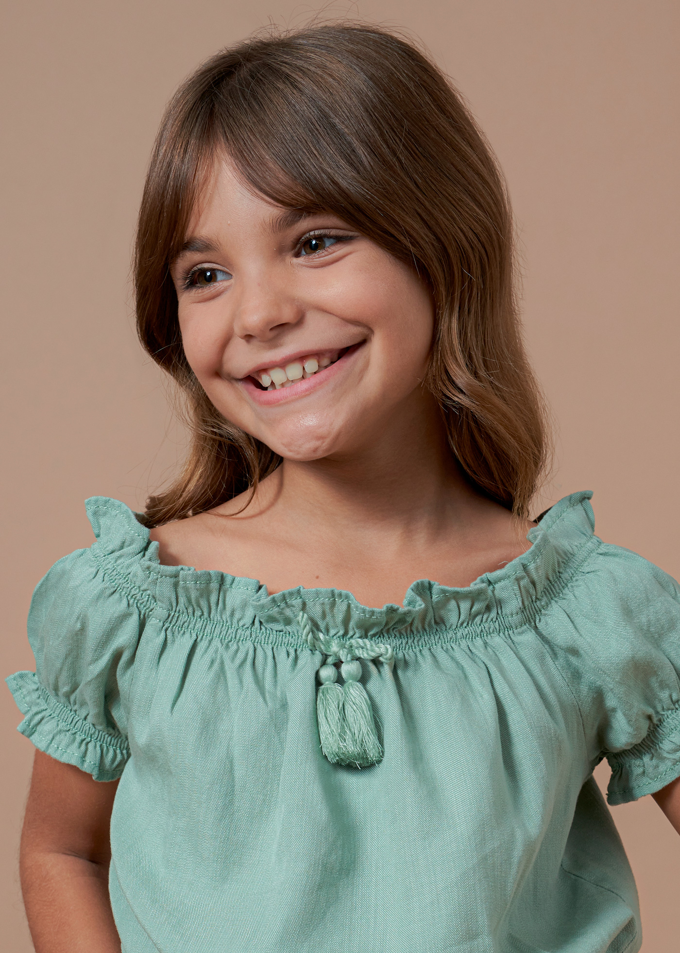 Blusa ombro a ombro Mint Girl