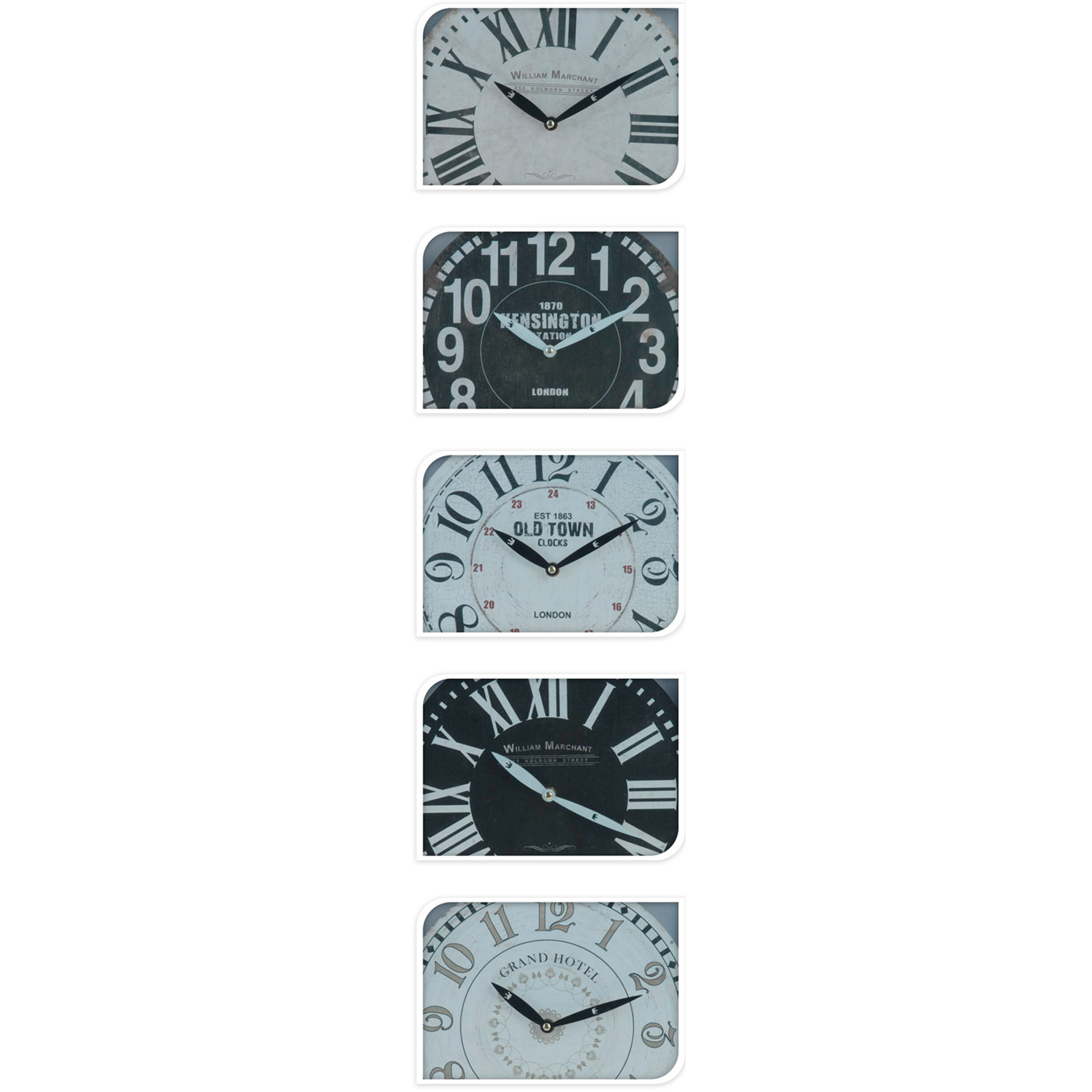 Wanduhr - sortierte Designs - Ø 28 cm