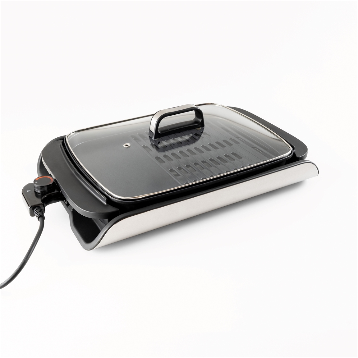 Plancha grill avec couvercle